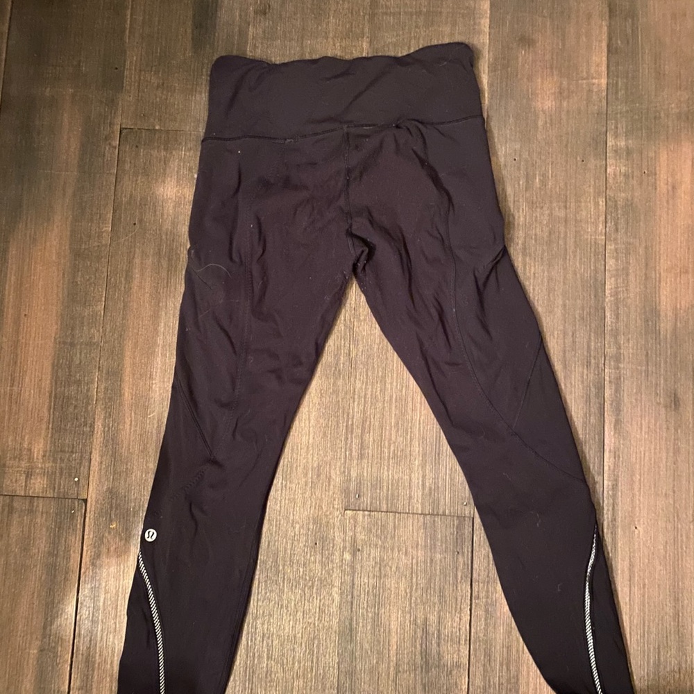 black lululemon speed up leggings